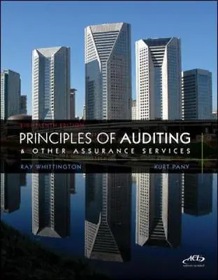 $30 • Buy Principles Of Auditing And Other Assurance Services