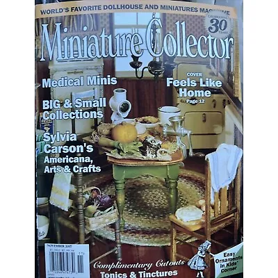 Miniature Collector Doll Craft Nov 2008 Magazine • $13