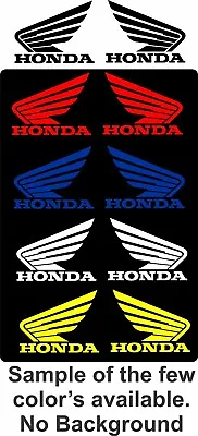 Honda Wing Set Logo Vinyl Decal Emblem Motorcycle Tank 929 F3 F4 1000 900rr • $3.75