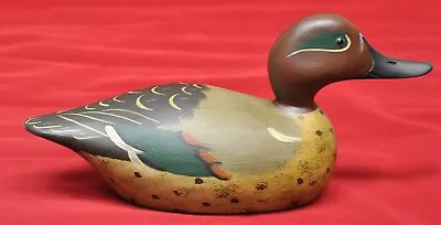 MASON STYLE PREMIER GRADE Green-winged Teal DRK Duck Decoy Darkfeather Freedman • $375