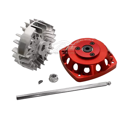 Alloy CNC Roto Starter With Flywheel Fit 23-71cc In US For 1/5 Rc HPI LOSI Goped • $53.99