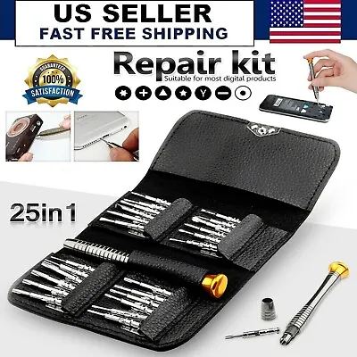 25 In 1 Precision Screwdriver Set Multi Pocket Repair Tool Kit For Electronics • $4.95
