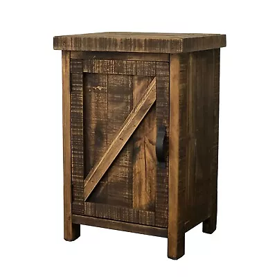 Rancho Rustic Nightstand With 1 Door • $275