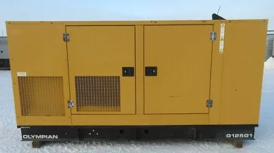 125 Kw Olympian / GM Natural Gas Or Propane Generator - 8.1L Engine - Mfg. 2007 • $13500