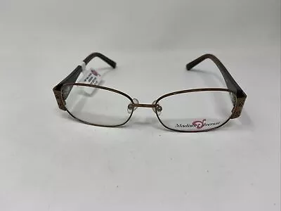 Madison Avenue Eyewear Mal100 210 Brown 53/15/135 Flex Hinge Eyeglasses &j22 • $50