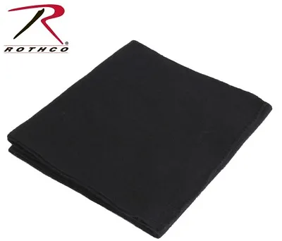 Black Military Army Acrylic Scarf 55  X 9  Neck Warmer Rothco 88450 • $9.98