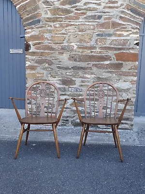 £155 • Buy Ercol Windsor Fleur De Lys Dining Armchairs