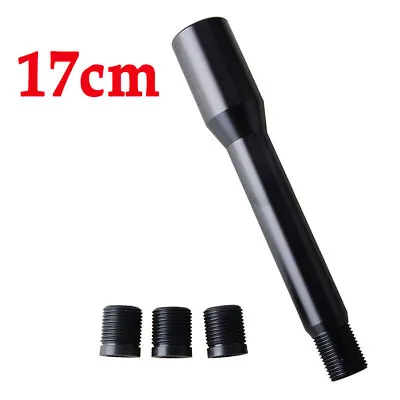17cm Black Alloy Car Shift Knob Extension For Manual Gear Shifter Lever Extended • $12.79