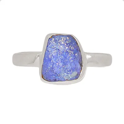 Natural Tanzanite CRystal - Tanzania 925 Silver Ring Jewelry S.9 CR24656 • £0.80