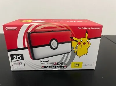 Nintendo 2DS XL Poke Ball Edition Red/White Console *Brand New* • $999
