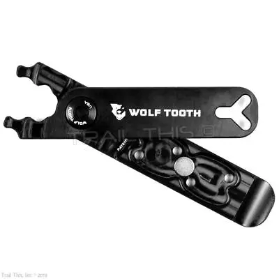 Wolf Tooth Pack Pliers Ultralight Bicycle Master Link Multi Tool - Black • $32.95