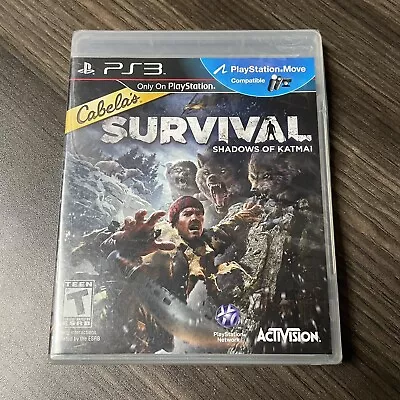 Cabela's Survival: Shadows Of Katmai PlayStation 3 PS3 Brand New+Factory Sealed • $9.99