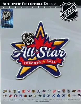 2024 Nhl All Star Game Patch Toronto Maple Leafs Jersey Style Stanley Cup Final? • £12.24