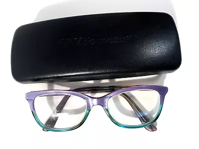 INDI  KG 8000 PK Kids Eyeglasses Purple / Blue  Fade Cat Eye Full Rim 48-16-130 • $14.99