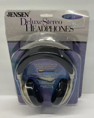 Jensen Stereo Headphones Retro Vintage Full Size 3.5 Mm Mini Plug NIB • $21.23