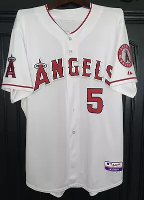 Authentic Majestic MLB Los Angeles Angels Anaheim Albert Pujols Jersey Size 48 • $85