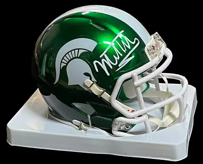 Mel Tucker Signed Michigan State Spartans Speed Mini Helmet Beckett Witness Coa • $99.99