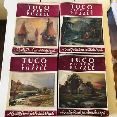 Vintage Puzzle Lot TUCO 350-400 Piece Lot #22 • $37.99