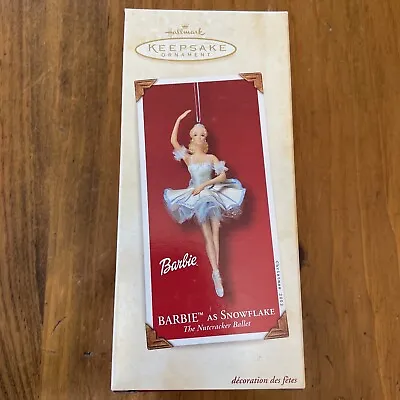 Hallmark 2002 Keepsake Ornament Barbie As Snowflake The Nutcracker Ballet • $20