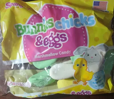 Bunnieschicks & Eggs Marshmallow Candy-Brand New-SHIPS N 24 HOURS • $14.88