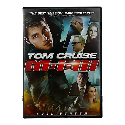 Mission Impossible III 3 (DVD 2006 Full Screen ) Tom Cruise Ving Rhames • $6.22