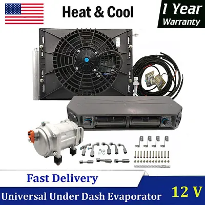 12V Underdash Air Conditioner Conditioning Kit Universal Car Truck Heat & Cool • $659.99