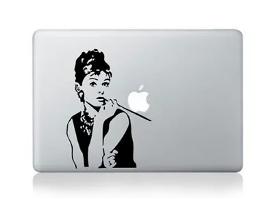 MacBook 15  Inch Audrey Hepburn Apple Decal Sticker (pre-2016 MB Pro/Air Only) • £5.49