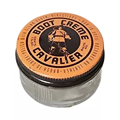 Vintage Cavalier Boot Creme Empty Jar 2 Oz Size Baltimore MD Cream Polish  • $10