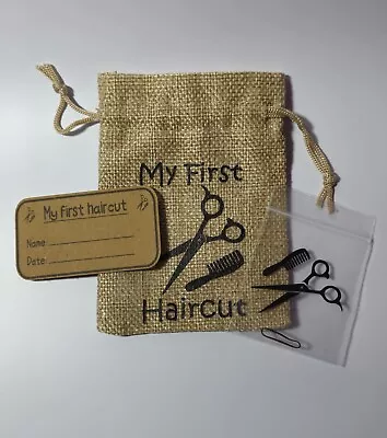 My First Haircut Keepsake Hand Made Drawstring Bag • £3.50