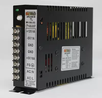 16A Arcade Switching Power Supply 133 Watt 110-220V For Video • $45.68