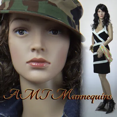 33/24/35 / 5.8 Ft Female Mannequin +metal Stand Manikin-P8+2wigs • $85.90