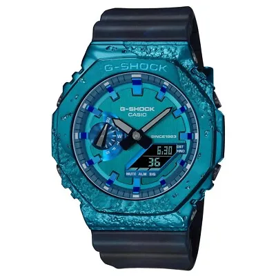 G-Shock Adventurer’s Stone Blue Limited Edition Watch GM-2140GEM-2A RRP $599 • $479