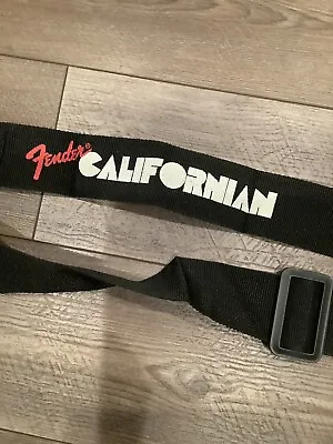 Vintage Rare Fender Californian Strap For Guitar • $23