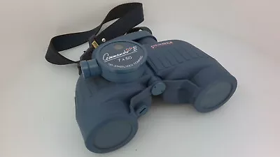 Steiner Marine-Blue Commander III 7x50 Binoculars W/ HD-Stabilized Compass • $600