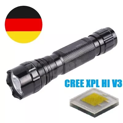 Gatzetec WF-501B LED Flashlight CREE XPL HI V3 Extremely Bright 2024 • £21.43