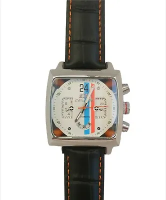 Motorsport Watch Steve McQueen Le Mans Monaco Goodwood Race  Gift New With Tag   • $82.09