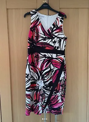 Ladies Maggy London Floral Abstract Dress Size 12 • £3.50