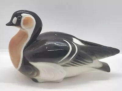 Vintage Lomonosov Mandarin Duck WaterBird Porcelain Figurine Made In USSR Soviet • £14.48