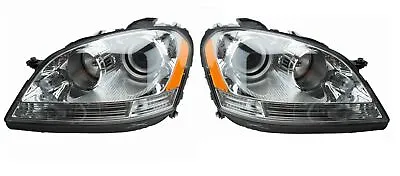 Hella Left And Right Halogen Headlight Assemblies Set For MB W164 ML320 ML350 • $487.96