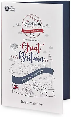 2018 Royal Mint ALBUM Great British COIN HUNT A-Z Alphabet 10p PERFECT SUPERB • £4.99