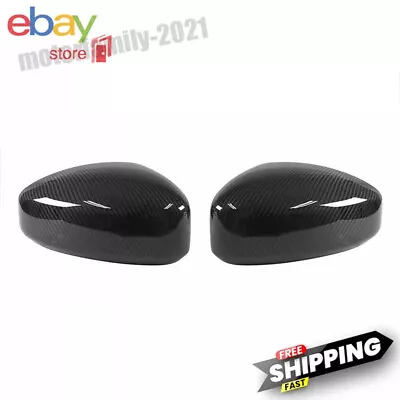 For 2009-2015 INFINITI G35 COUPE 3K CARBON FIBER DIRECT ADD-ON MIRROR COVER CAP • $87.99