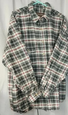 Size 2XL Moose Creek Men's Heavy Buffalo Plaid Flannel Long Sleeve Button Down • $18.06