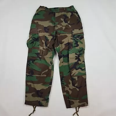 Vintage 90s Military Camo BDU Mens Small 29x29 Army Trousers Cargo Pants Fatigue • $24.99