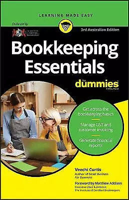 Bookkeeping Essentials For Dummies By Veechi Curtis (Paperback 2020) • £11.17