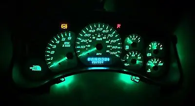 2002 Chevrolet Avalanche Speedometer Cluster North Face Opt Y92 OEM (Green LED) • $370