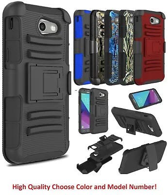 Shockproof Hybrid Hard Rugged Case For Samsung Galaxy J3 Emerge Prime Luna Pro • $26.85