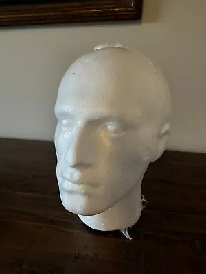 Male Styrofoam Mannequin Head • $99