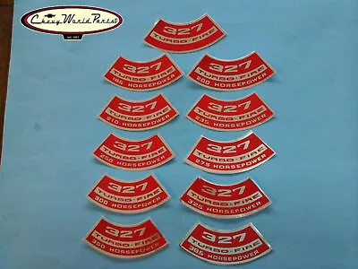 $9.95 • Buy Chevy Chevrolet 327 Turbo-fire Air Cleaner Decal Horsepower Choice