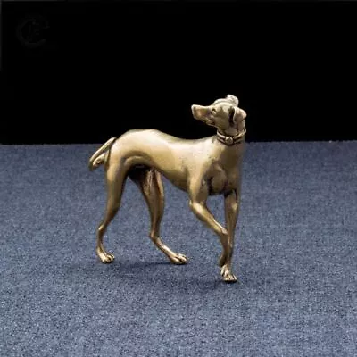 Dog Desk Ornaments Vintage Copper Animal Mini Figurines Brass Decor Crafts • $13.79