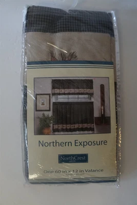 $25 • Buy NorthCrest Home Northern Exposure Rod Pocket Valance V-955 Green